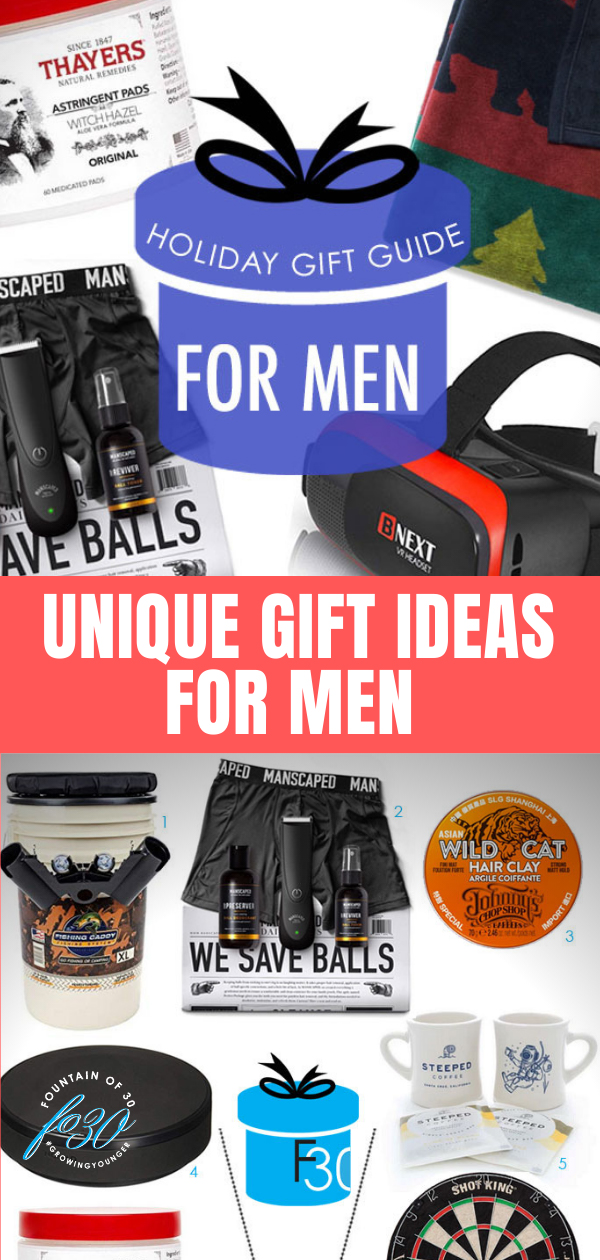 unique gifts for men holiday gift guide 2019 unique gifts for men fountainof30
