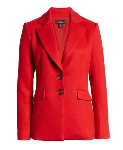 Halogen x Atlantic-Pacific Fitted Blazer red blazer look for less halogen fountainof30