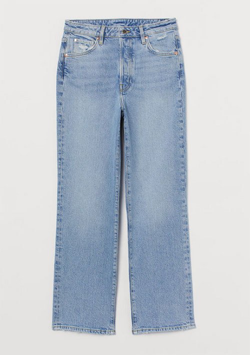 H&M Vintage Straight High Jeans karlie kloss styl H&M Vintage jeans fountainof30