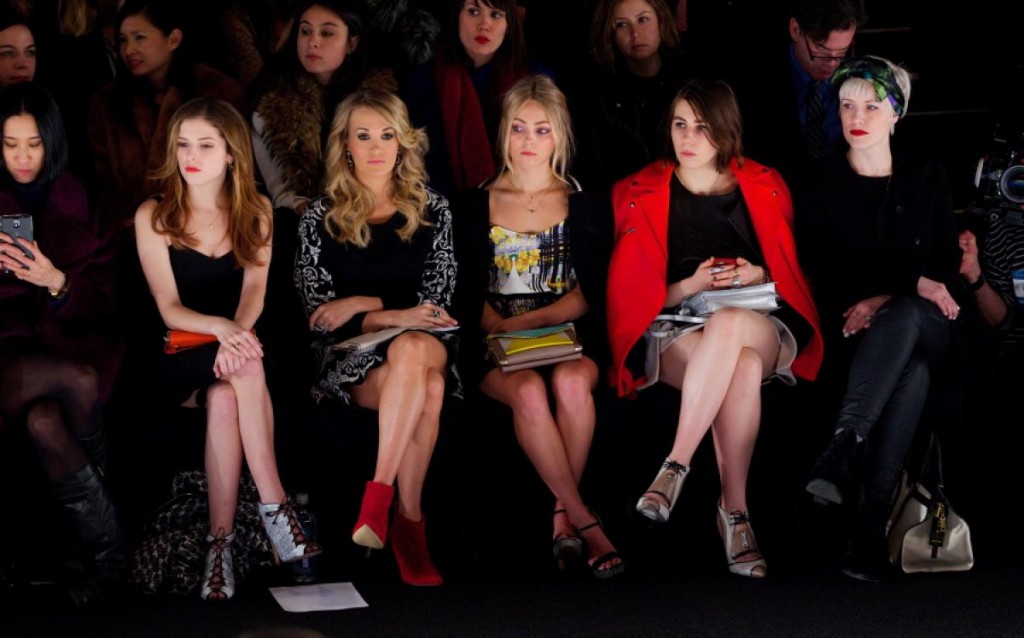 Anna Kendrick, Carrie Underwood, AnnaSophia Robb, Zosia Mamet at Rebecca Minkoff 