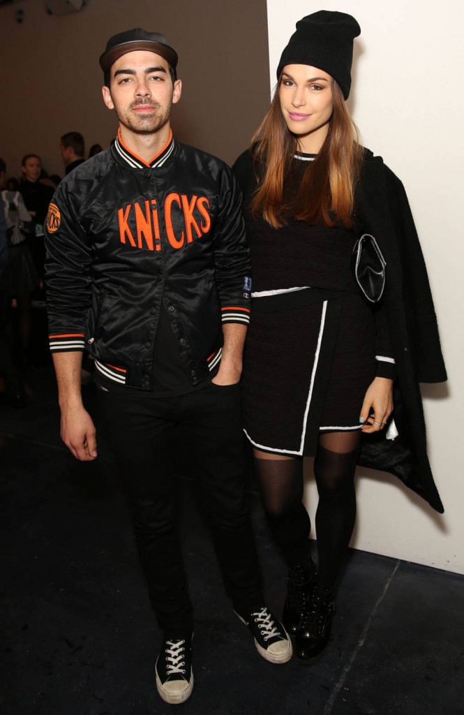 Joe Jonas and Blanda Eggenschwiler at Opening Ceremony