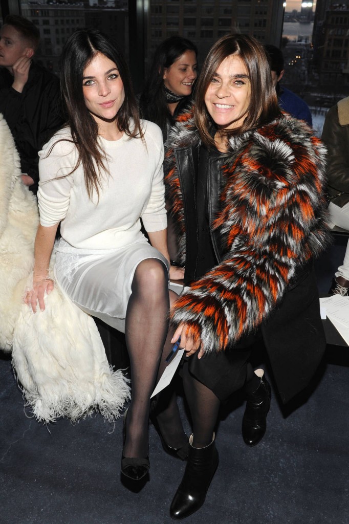 Julie Restoin Roitfeld and Carine Roitfeld at Altuzarra