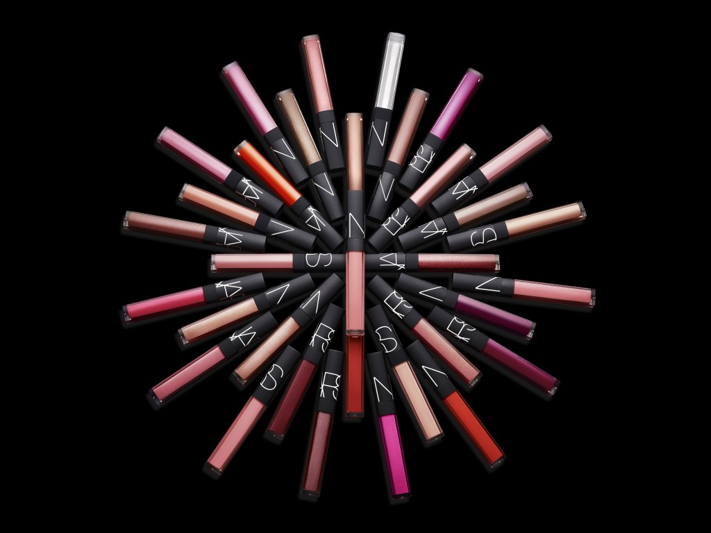 NARS Lip Gloss Stylized Group Shot