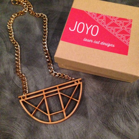 Joyo Laser Cut Jewlery Arch Necklace