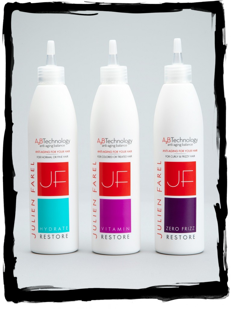 All 3 Julien Farel Restore formulas