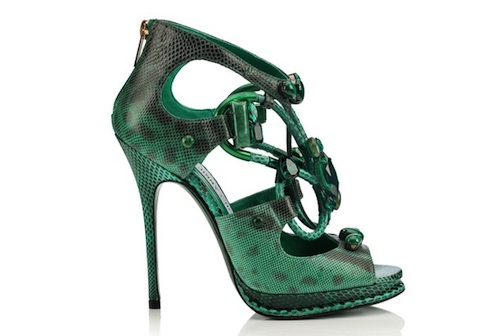 Jimmy choo Vices Collection, Cruise 2015, Emerald