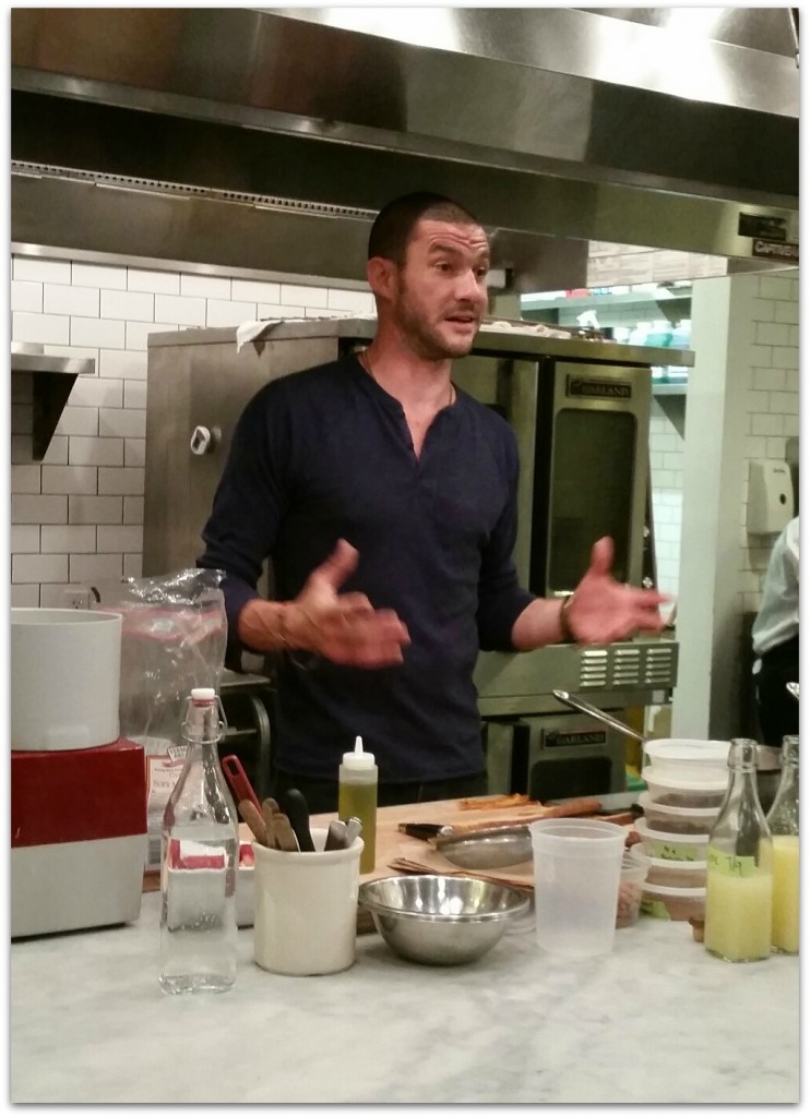 Chef Sam Talbot, pottery barn kids lunch