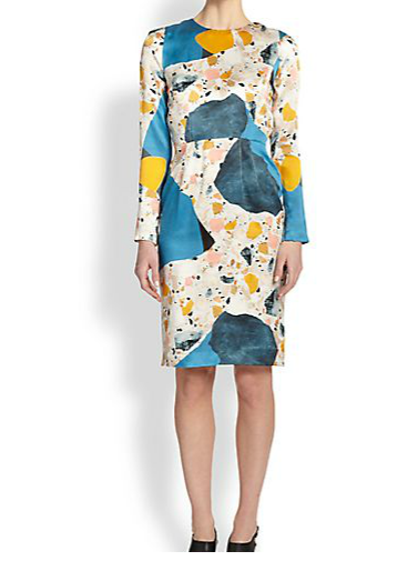 Acne Studios, Printed Silk Dress, dresses