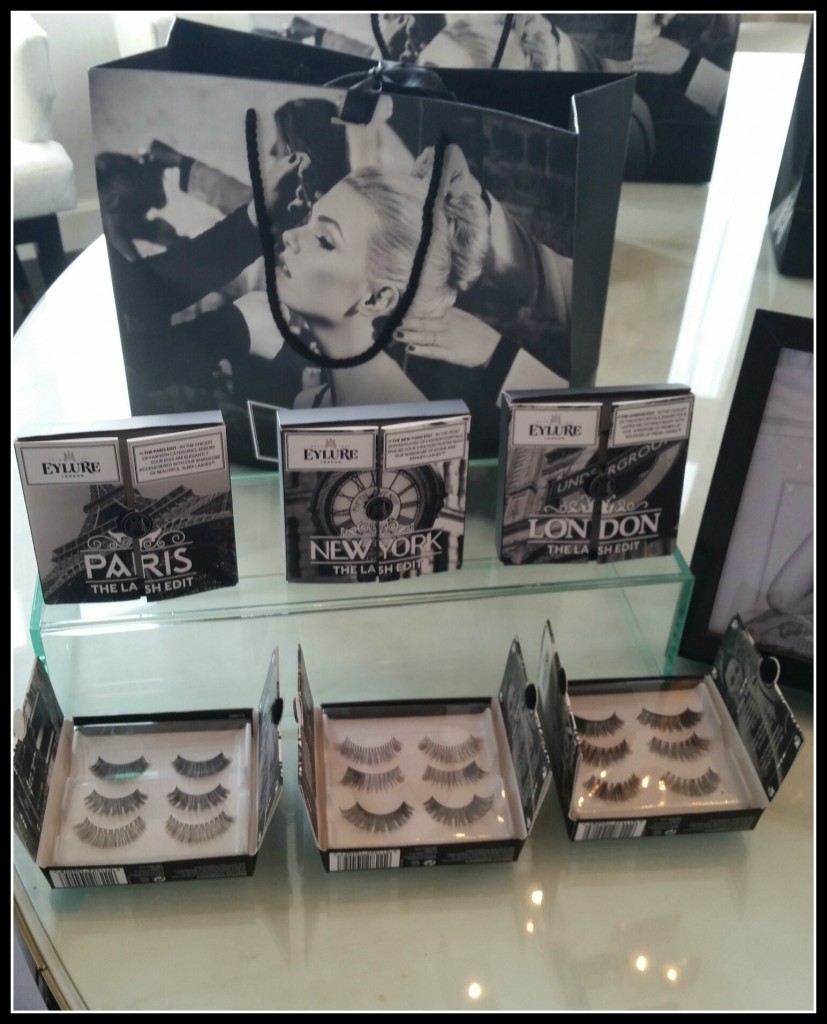 Eylure eyelashes, Eylure city-themed eyelash kits, Eylure Paris, Eylure New York, Eylure London