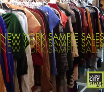 sample sales, New York Sample sales, apparel, roll rack