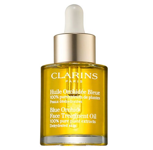 anti-aging beauty oils Clarins Blue Orchid Face Treatment Oil