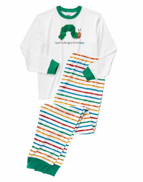 gymboree, Eric Carle, caterpillar pajamas