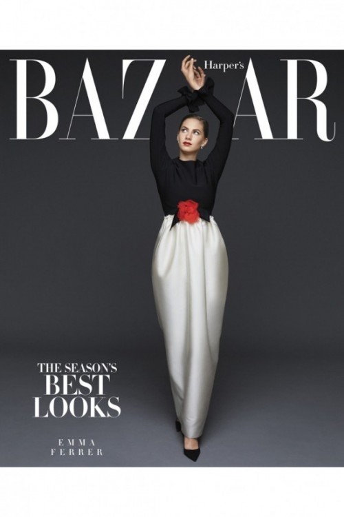 Emma Feere harpers bazaar September Cover 