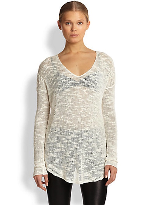 Helmut Lang, Slub Silk Knit Sweater