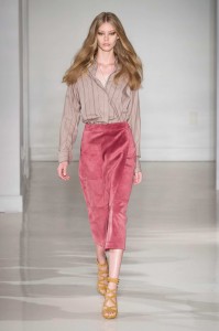 Jill Stuart New York Spring 2015 Suede