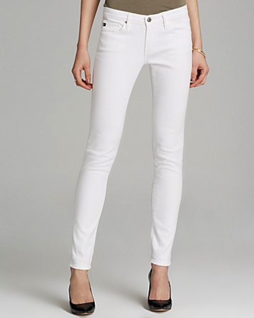 AG Adriano Goldschmied Jeans - The Stilt in White - $164 - Bloomingdale's