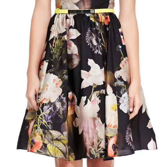 Ted Baker London Opulent Bloom Print Dress Floral Ted Baker London Opulent Bloom Print Dress Floral