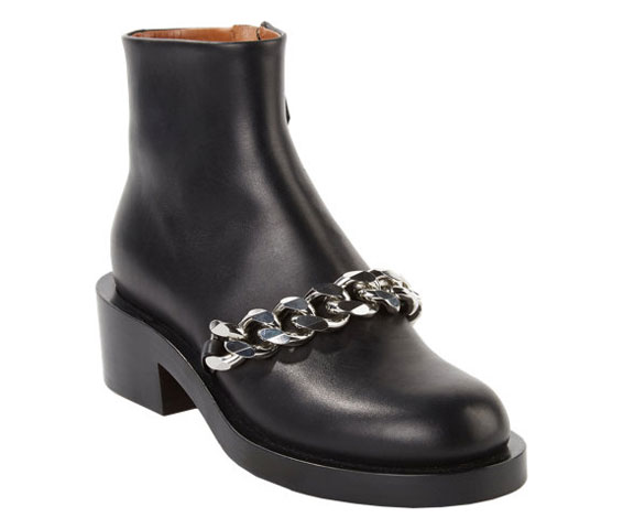 Givenchy Laura Chain-Link Ankle Boots