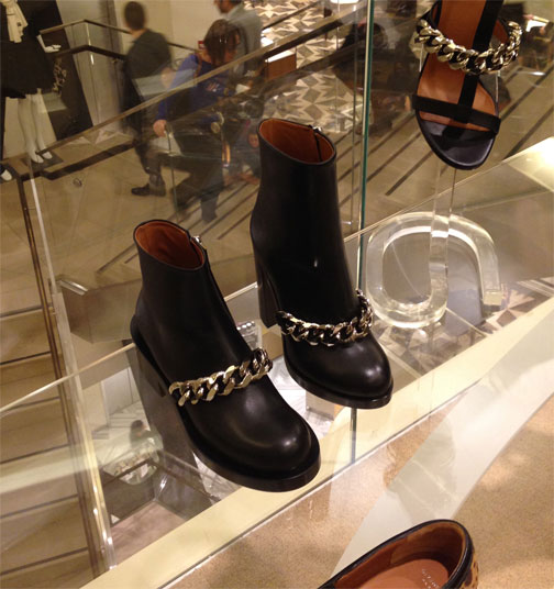 Givenchy Laura Chain-Link Ankle Boots