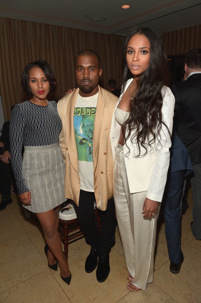 Kerry Washington, Kanye West, Ciara