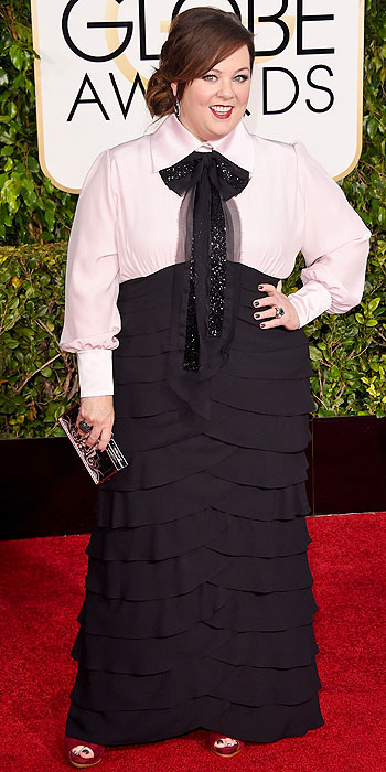 Melissa McCarthy Golden Globes 2015 DIY dress