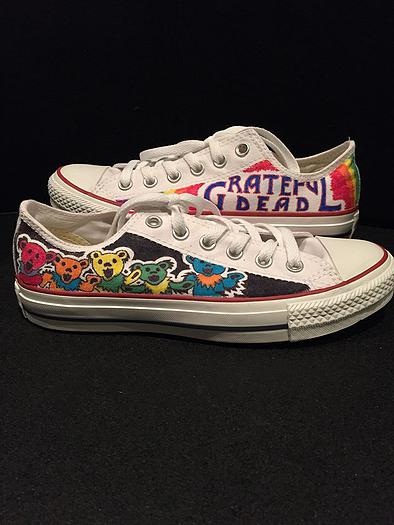 Carley's Kicks For Cure Grateful Dead Sneaker Carley's Kicks For Cure