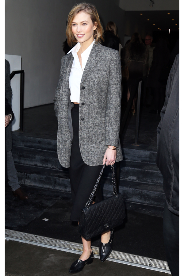 Karlie Kloss Looks Tailored and Classy
