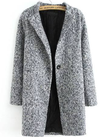 sheinside tweed blazer