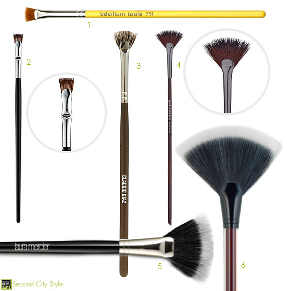 Beauty Fan Brushes for Makeup