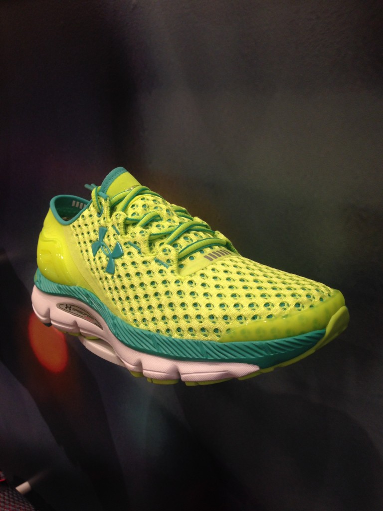 Under Armour Women's running shoe lime green