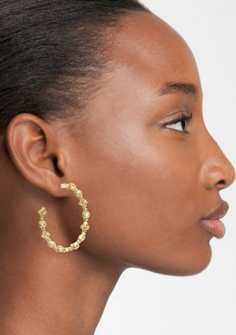 Freida Rothman 'Femme' Station Inside Out Hoop Earrings,
