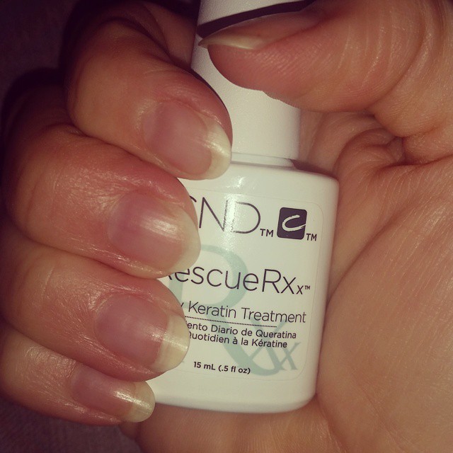 Nail Review: CND RESCUERX Daily Keratin Treatment 