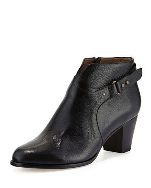 Anyi Lu - Cynthia Leather Ankle Boot, Black - $495 - Neiman Marcus 