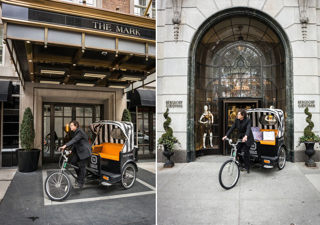The Mark, Bergdorf Goodman, Pick up and drop off