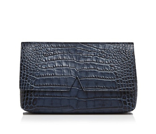 Vince Clutch, Signature Croc-Stamped Medium