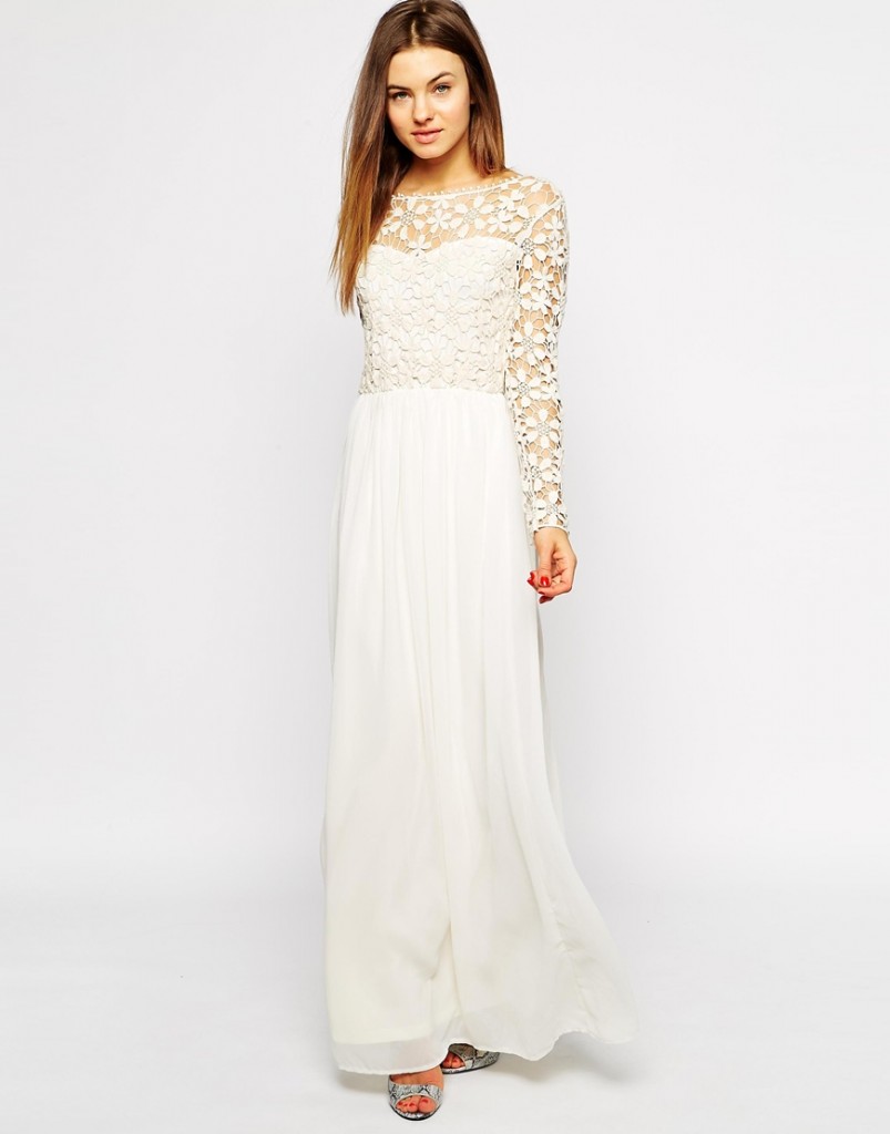 asos long sleeve maxi