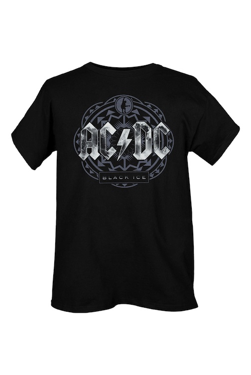 AC/DC, Black Ice Logo T-Shirt, Hot Topic