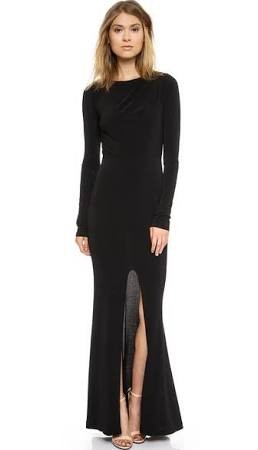 rachel zoe black gown