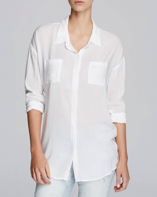 Splendid, Rayon Voile Tunic Shirt ,