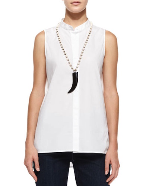 Eileen Fisher, Sleeveless Shirt, Organic Cotton
