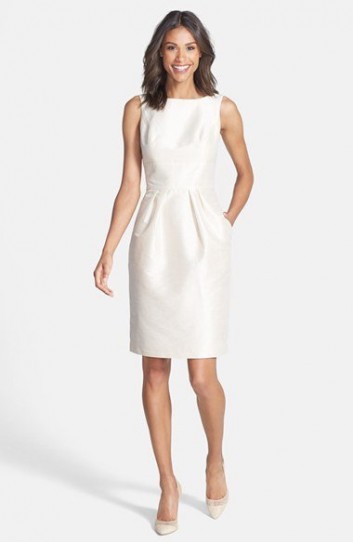 Nordstrom White Sheath Dress