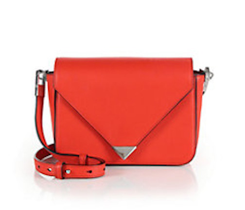 Alexander Wang, Prisma Leather Envelope Crossbody Bag,