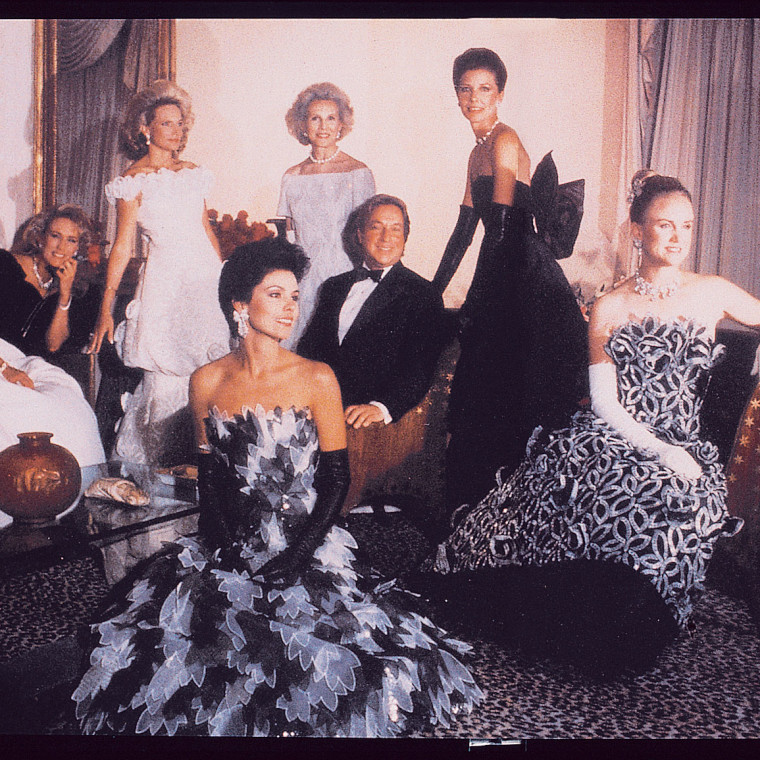 Arnold Scassi 80's, Fashion, Republicans loved his clothes