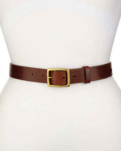 Rag & Bone - Boyfriend Leather Belt, Brown - $160 - Cusp