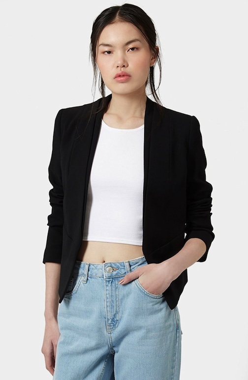 Topshop - ‘Poppy’ Double Collar Blazer - $95 - Nordstrom 