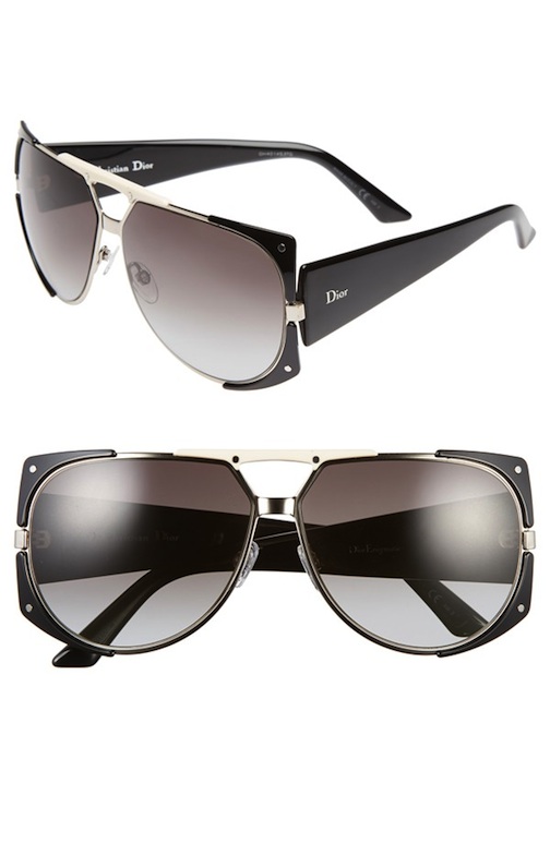 Dior, ‘Enigmatic’, Metal Shield Sunglasses