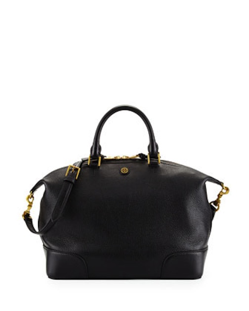 Tory Burch - Frances Medium Slouchy Satchel Bag, Black - $495 - Cusp