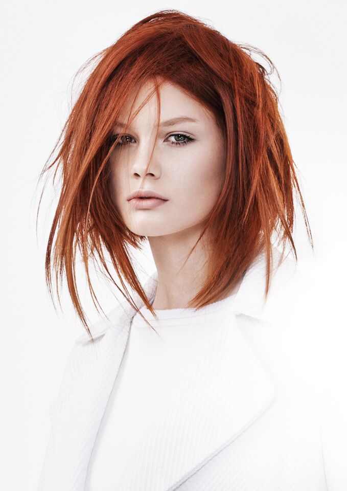 Red Hair, Messy style, Sassoon AW15 Radian/t collection