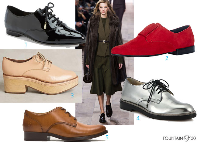 Oxfords-FashionTrend-Shoes- Wearable Trends -Fall 2015 Trends-Menswear-Inspired