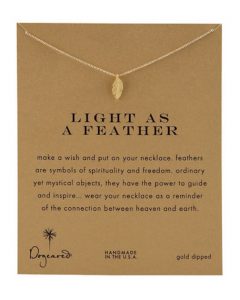Dogeared, Light as a Feather, Necklace